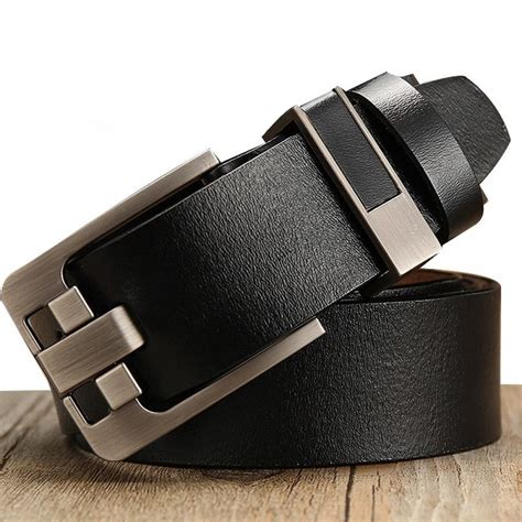 Two Colors 100 Genuine Leather Luxury Belt Exclusive Mens World