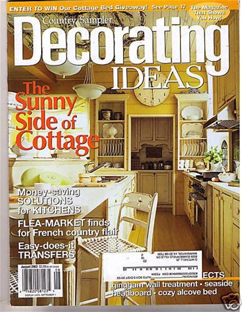 Give your home some history. Country Sampler's Decorating Ideas Magazine Aug 2003