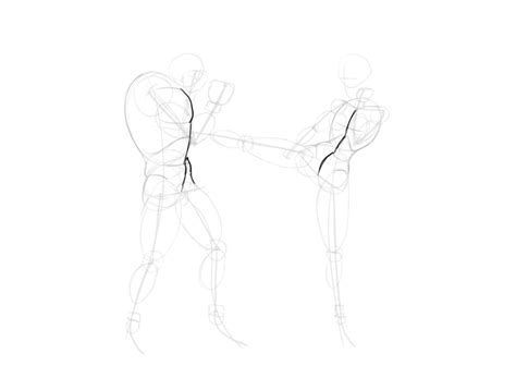 Anime Male Body Outline Drawing How To Draw Anime Body With Tutorial