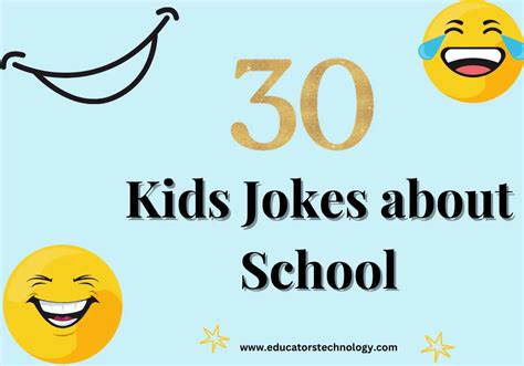 30 Hilarious Kid Jokes About School Educators Technology
