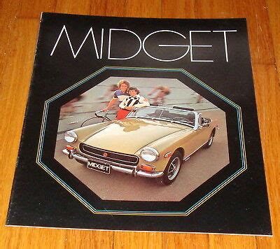 Original Mg Midget Sales Brochure Ebay
