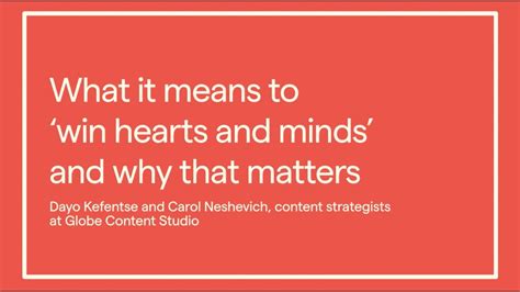How To Win Hearts And Minds With Content And Why It Matters
