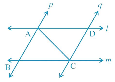 L And M Are Two Parallel Lines Intersected By Another Pair Of Parallel