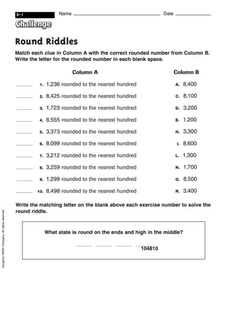 Printable Math Riddles Worksheets Printable Worksheets Math Riddles