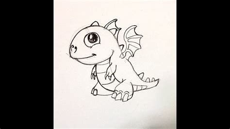 Simple dragon drawing running down com. Spee Draw Baby Fire Dragon from Dragonvale - YouTube
