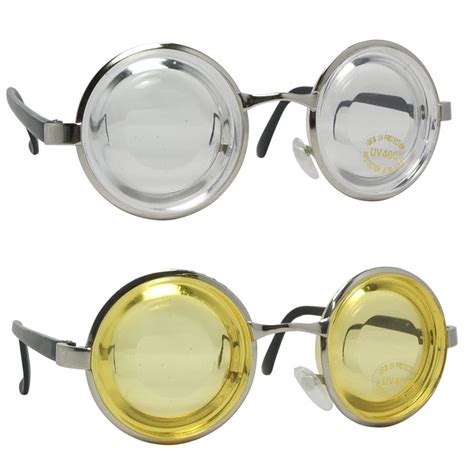 Thick Glass Bottle Glasses Sunglasses Geek Costume Nerd Halloween Yellow Color Ebay