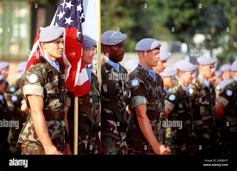 The Colors Are Carried In The Joint Task Force Provide Promise Forward