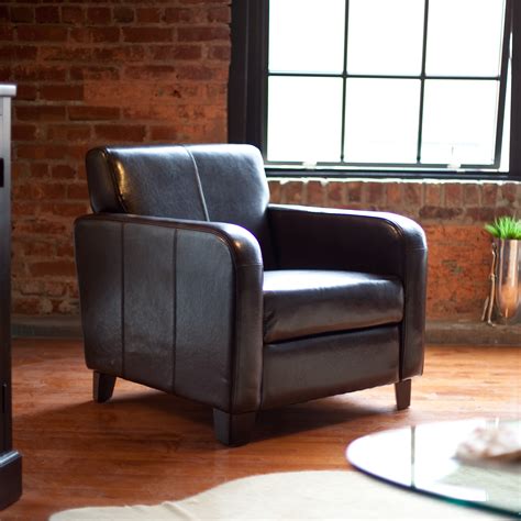 Currently we carry more authentic leather club chairs in stock and always have containers arriving throughout the year more than any other. Maxon Leather Club Chair - Accent Chairs at Hayneedle