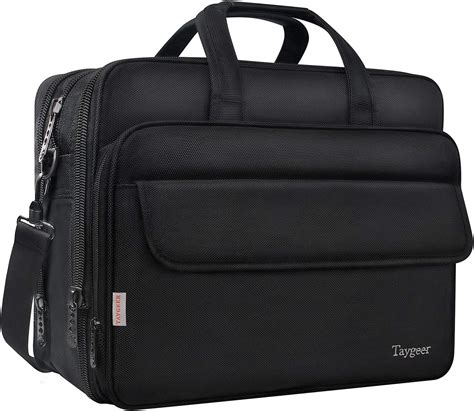17 Inch Laptop Bag Large Briefcase For Men Women Expandable Business