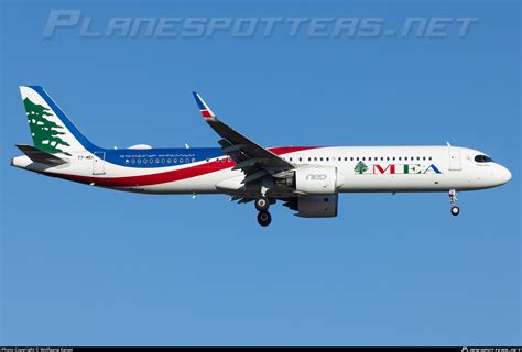 T7 Me1 Mea Middle East Airlines Airbus A321 271nx Photo By Wolfgang