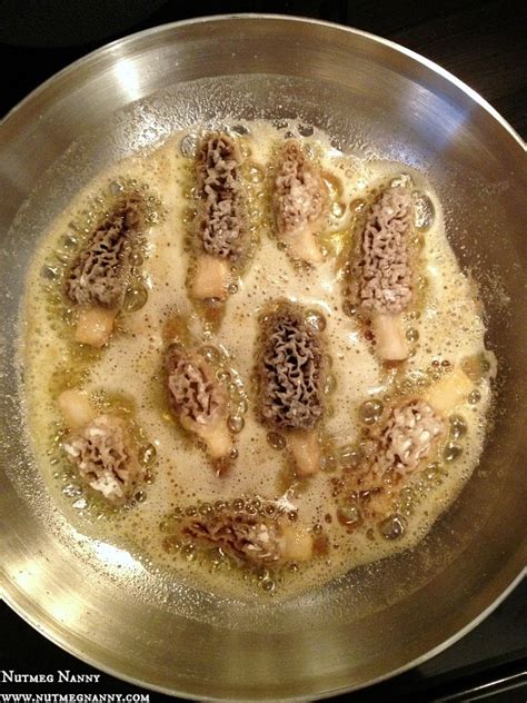 Pan Fried Morel Mushrooms Nutmeg Nanny