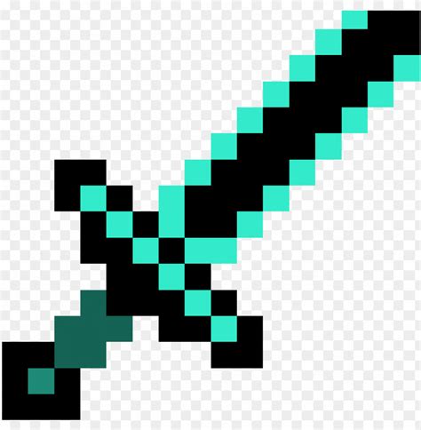 Free Download Hd Png Sword Diamond Minecraft Sword Colouring Pages