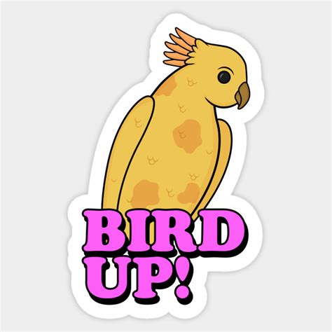 Bird Up Eric Andre Show Sticker Teepublic