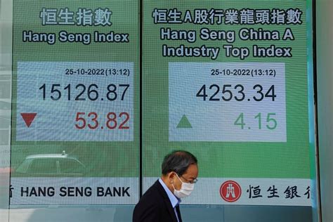 Hong Kong Stocks Tumble For Third Day On Market Downgrade As Traders