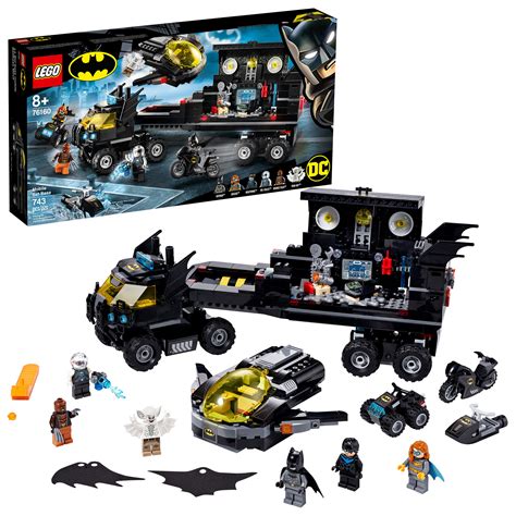 Lego Dc Mobile Bat Base 76160 Batman Batcave Building Toy For Children