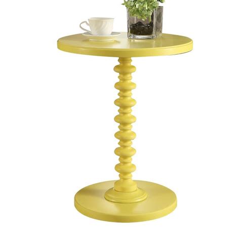 Acme Acton End Table In Yellow