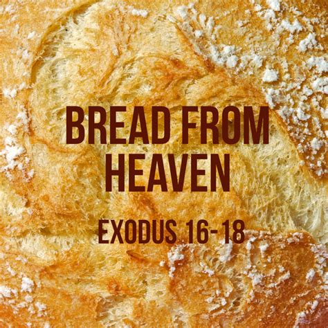 Exodus 16 18 Bread From Heaven God Centered Life