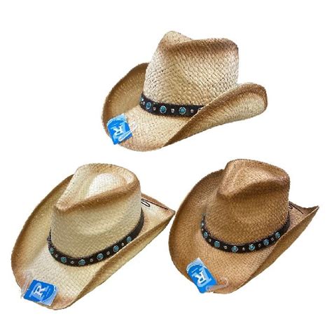 Classic Woven Cowboy Hat Turquoise Hat Band
