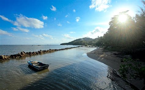 Batu Burung Beach In Singkawang City West Kalimantan Province