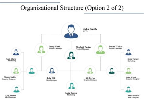 Organizational Structure Template 2 Ppt Powerpoint Presentation Model