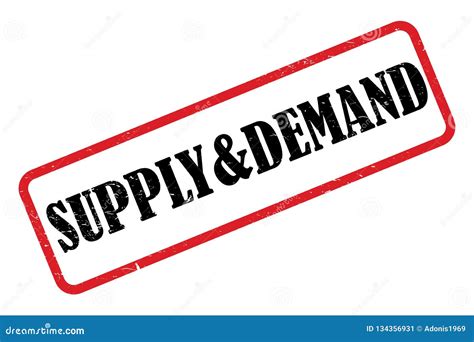 Supply And Demand Road Sign Illustrations 32390118