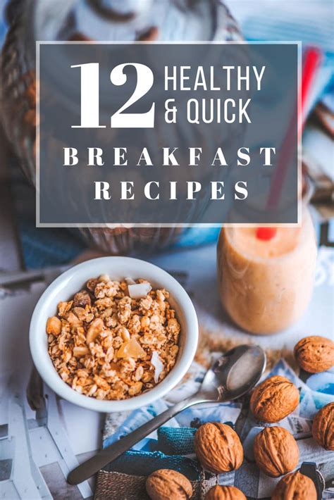 12+ easy and healthy breakfast recipes anyone can make