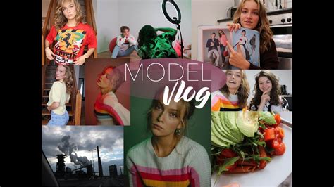 Model Vlog Casting Photoshoot Thrift Haul Healthy Food Youtube