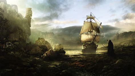 Romantic Frame For Photoshop Sails Of Forgotten Ships