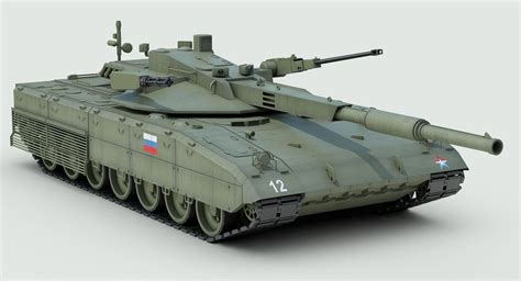 Russian T14 Armata Battle Tank 3d 3ds Tanks Military Battle Tank