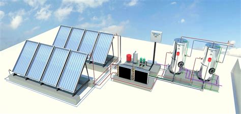 Centralized Hot Water System Using Boilers Solar And Heat Pump