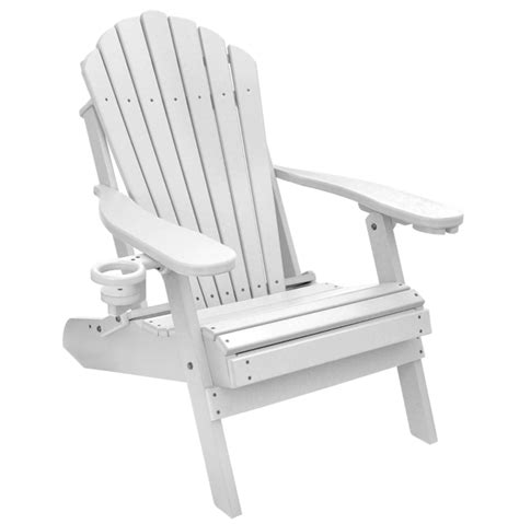 Adirondack Outer Banks Deluxe Oversized Poly Lumber Folding Chair W