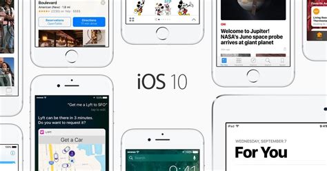 Ios 10 Apples Biggest Ios Release Ever Now Available The Summit Express