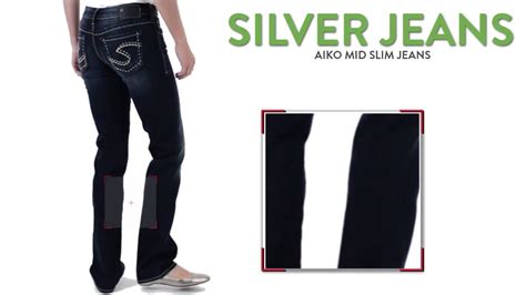 Silver Jeans Aiko Mid Slim Jeans Slim Bootcut For Women YouTube