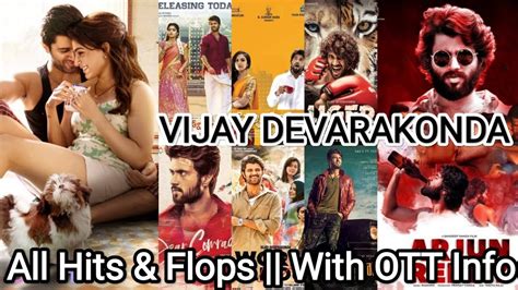 Vijay Devarakonda All Movies Hits And Flops List With Ott Info Arjun