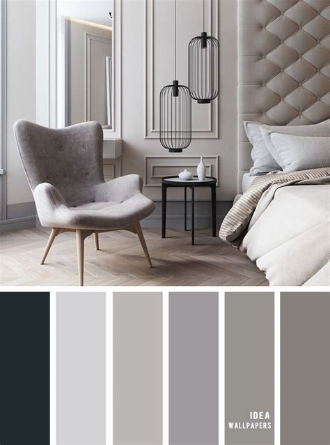 11 Gorgeous Bedroom In Grey Hues Grey Color Schemes Grey Bedroom