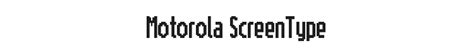 Motorola Screentype Font Download Fonts4free