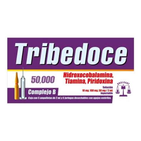 Tribedoce 10 Mg 100 Mg 50 Mg2ml Solución Inyectable 5 Ampolletas 5