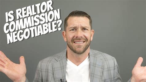 They can rely on referrals from satisfied clients to continue building their business as years go by. Is Realtor Commission Negotiable - YouTube