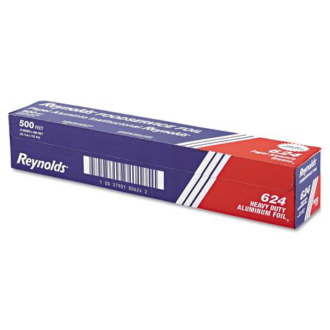 Reynolds Wrap Heavy Duty Aluminum Foil Roll 18 X 500 Silver