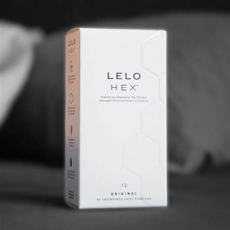 Lelo Hex Hexagonal Latex Condoms 12 Pack Dallas Novelty Online Sex