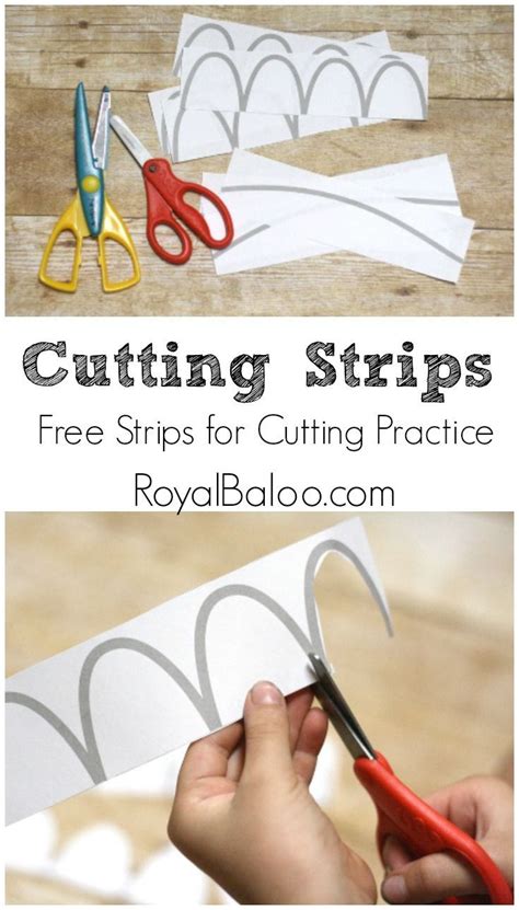 Scissor Activities Cutting Practice For Kids Little Bins