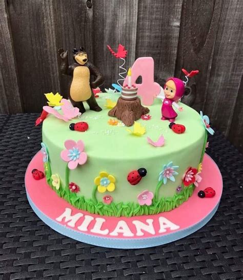 Masha And The Bear Bear Cakes Birthday Cake Desserts Food Tailgate