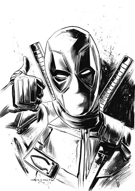 Totes Schwimmbad Deadpool Drawing Deadpool Art Marvel Drawings