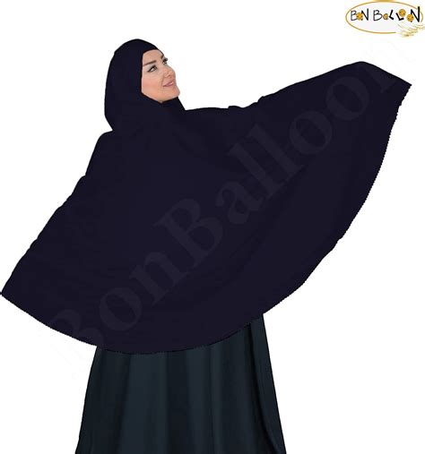 Buy Bonballoon Dark Blue Extra Long 42 Khimar Amira Hijab Hejab Abaya Niqab Burqa Burkas Veil