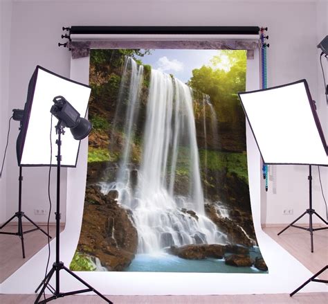 Shanny 100cm150cm Vinyl Custom Waterfall Photography Backdrops Prop