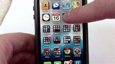 It may take two hours to complete. iPhone 5 - How to Create Folders for Apps - YouTube