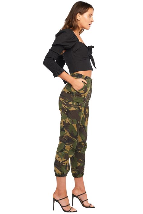 Safari Camo Pant | Ladies Clothing & Pants | Bardot