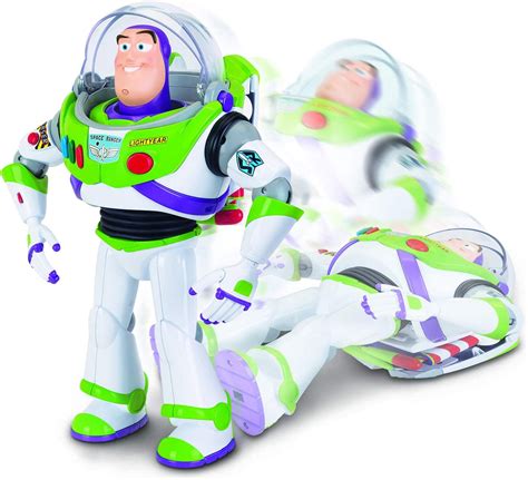 Disney Pixar Toy Story Blast Off Buzz Lightyear Figure In Cm Tall With Lights Phrases Sounds