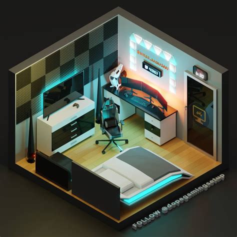 Gaming Setups | 3D Models 🔵 on Instagram: “Our Client @nomba.fortnite
