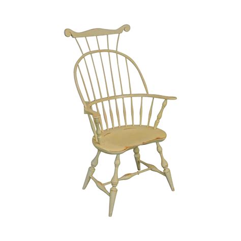 Lancaster county, pennsylvania sackback windsor chair, ca. Nichols & Stone Distressed White Painted Windsor Arm Chair ...